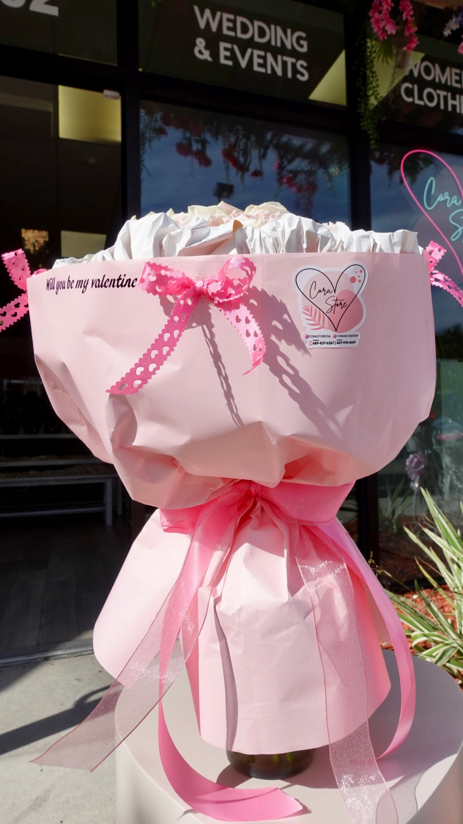 Say Yes in Roses Bouquet