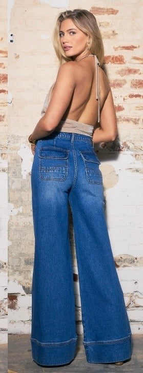 Wide Cuff Jeans