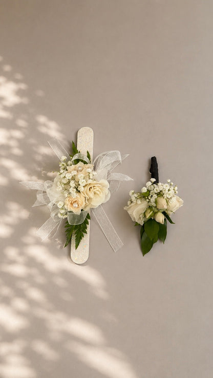 Prom Corsage & Boutonniere Set