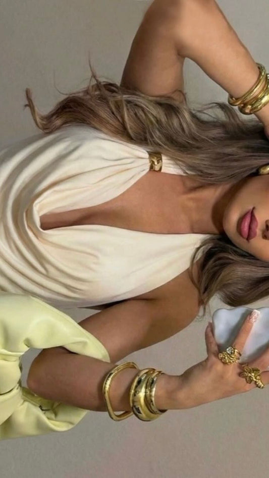 Luxe Drape Halter