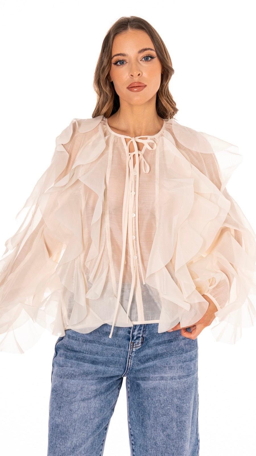 Petal Cascade Blouse