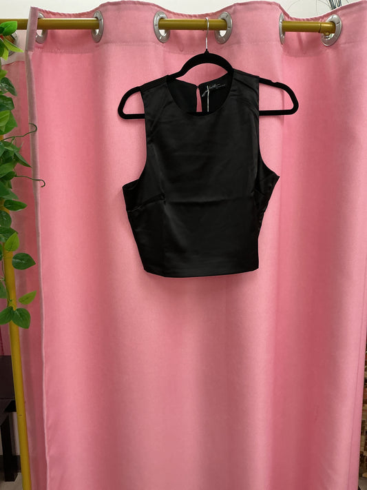 Blusa sin mangas negra