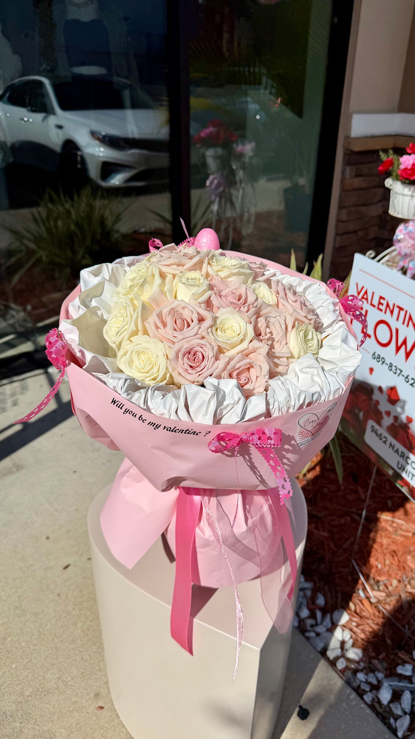 Say Yes in Roses Bouquet