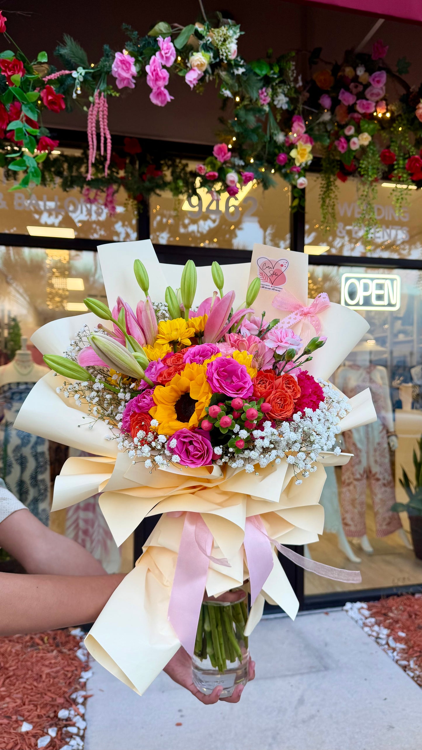 Sunset Garden Bouquet
