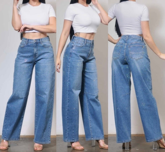 Barrel jean sparkling breeze