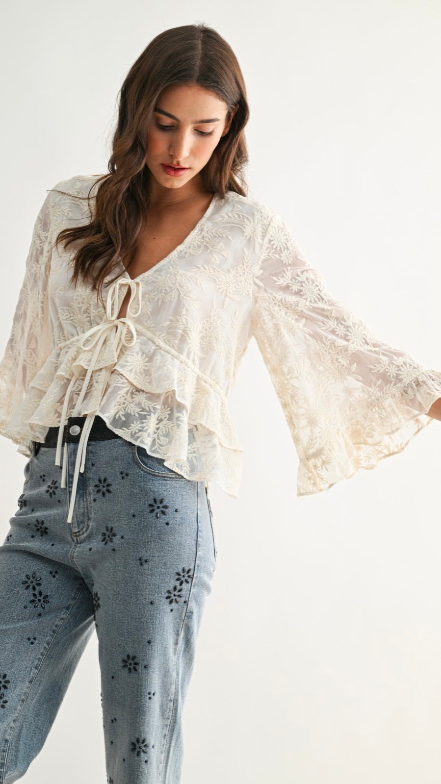Flora Veil Blouse