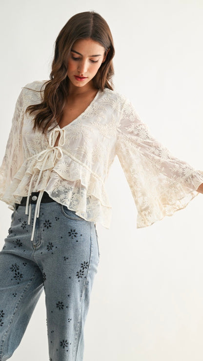 Flora Veil Blouse