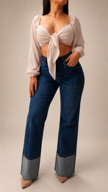 Blossom Tie Top
