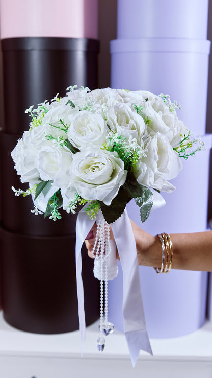 Classic White Bridal Bouquet