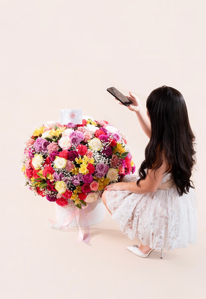 Colorful Garden Crown