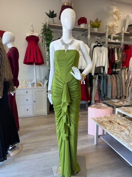 Cascade Emerald Dress