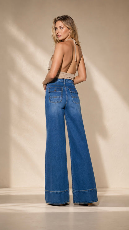 Wide Cuff Jeans
