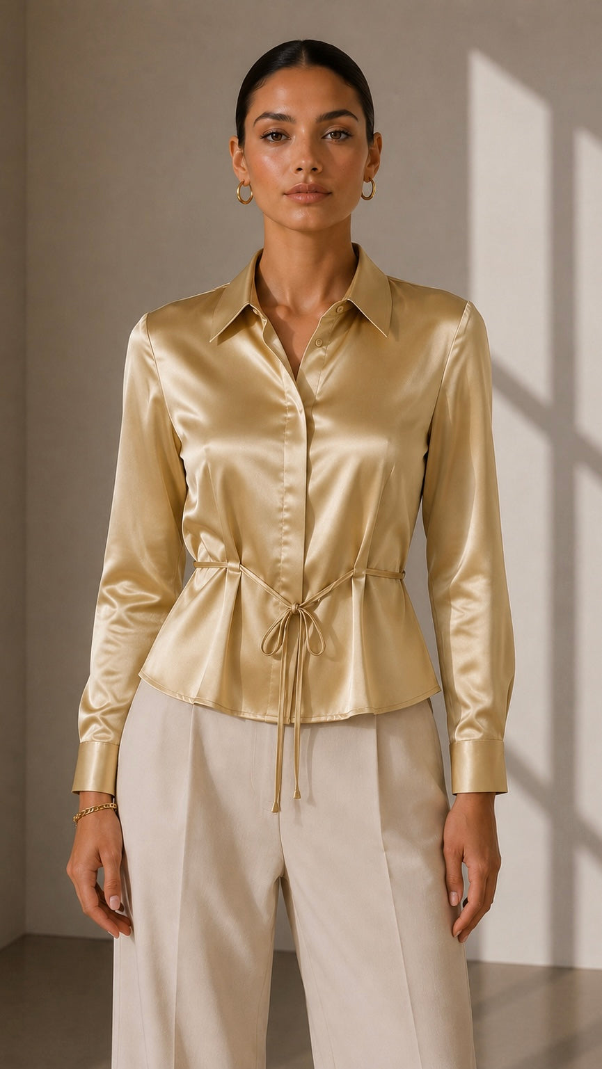 Luxe Satin Blouse