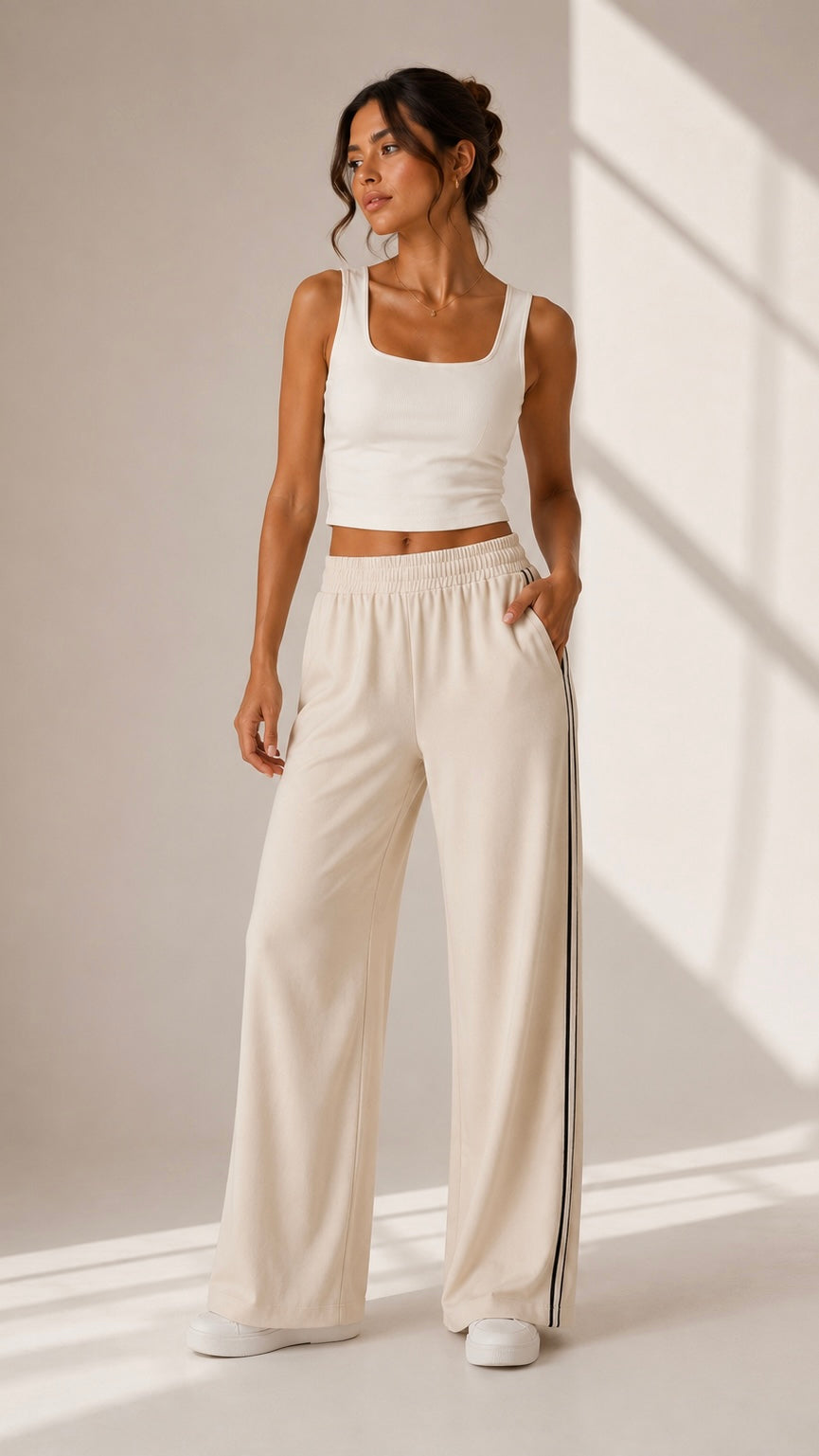 Clean line trousers
