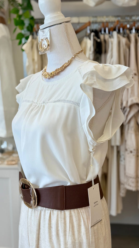 Soft Ruffle Top