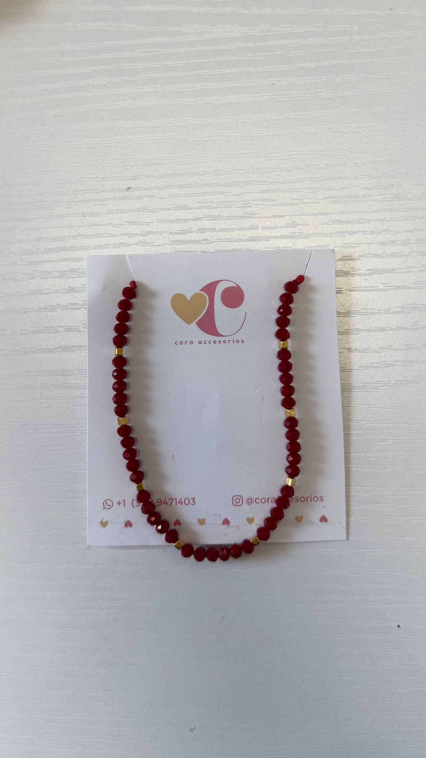 Red Stones Necklace