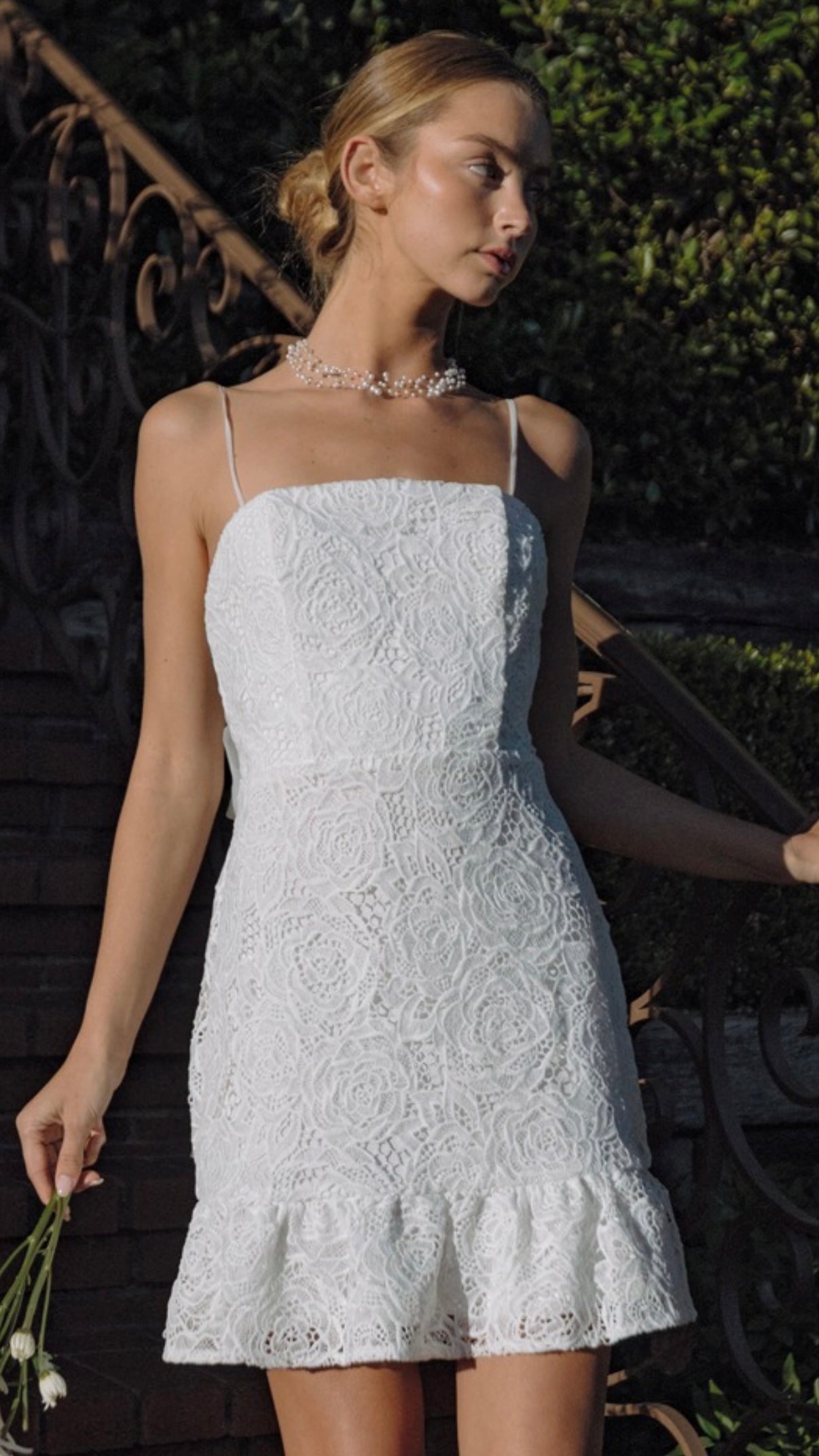 Heavenly Lace Mini Dress