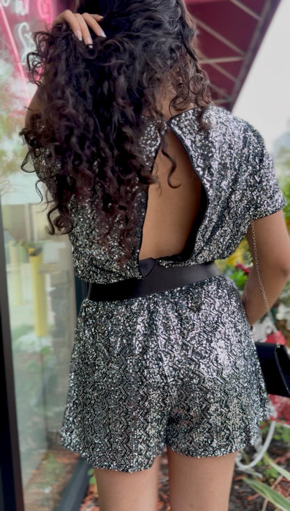 Sequin romper