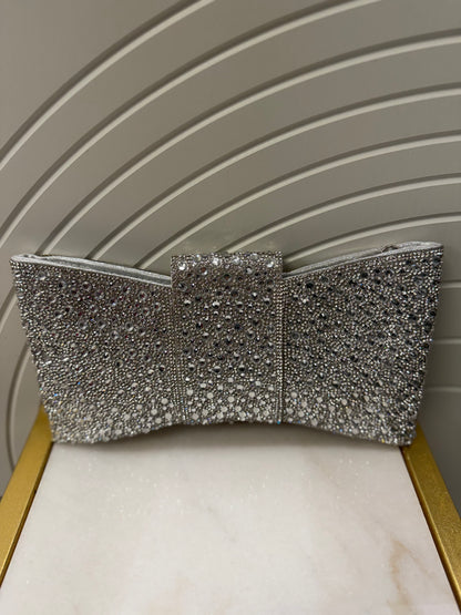 Crystal charm handbag