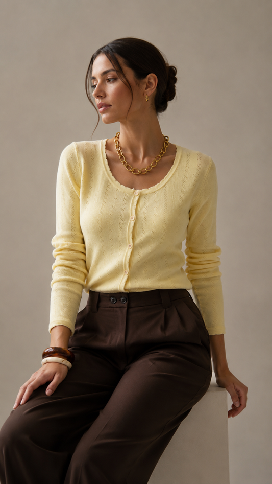 Essential Button Cardigan