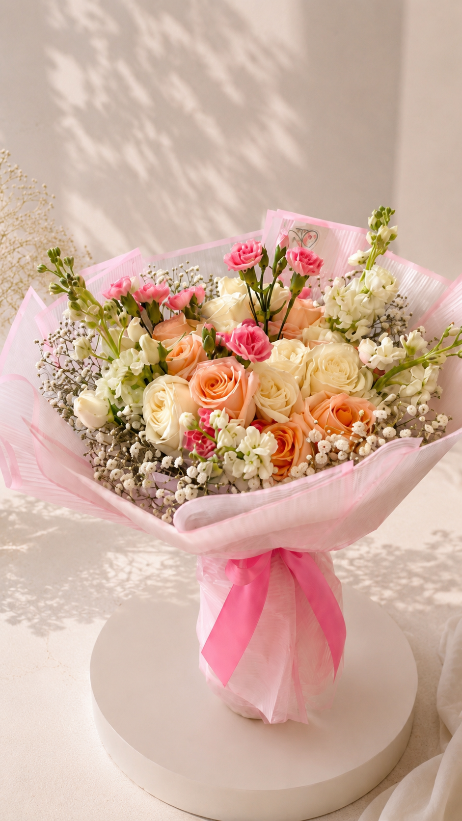 Blushing Roses Bouquet