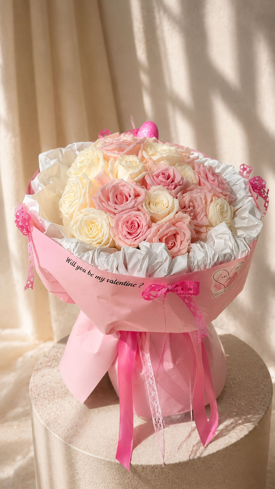 Say Yes in Roses Bouquet