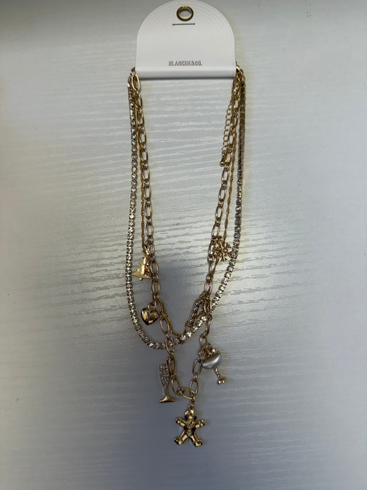 Christmas gold charms