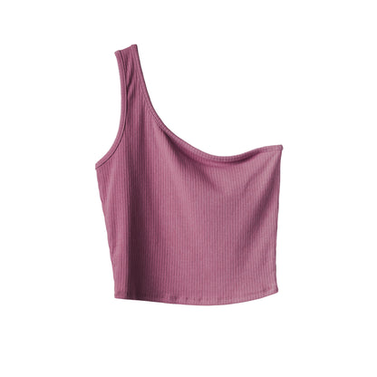 One-Shoulder Crop Top