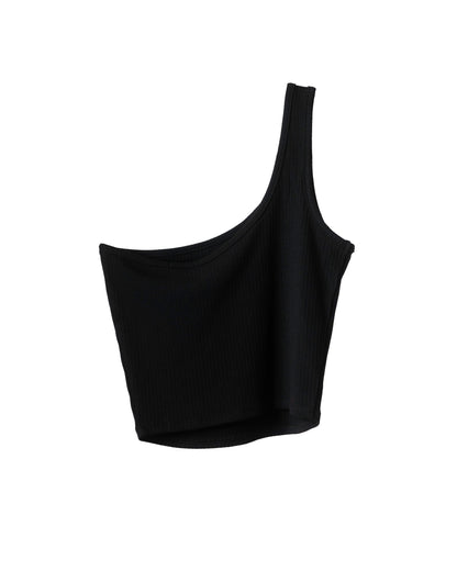 One-Shoulder Crop Top
