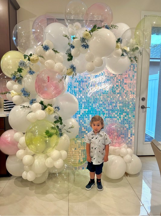Balloon & Floral Event Decoration | Custom Birthday Setup