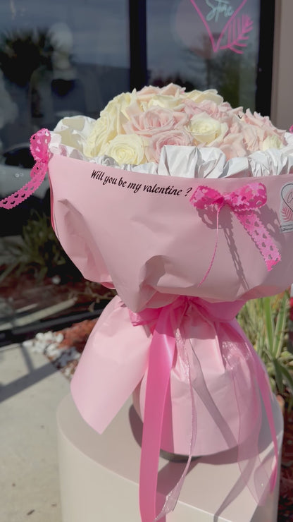 Say Yes in Roses Bouquet